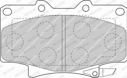 Ferodo FDB1502-D - Kit pastiglie freno, Freno a disco www.autoricambit.com