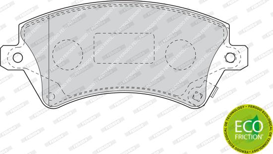 Ferodo FDB1573 - Kit pastiglie freno, Freno a disco www.autoricambit.com