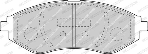 Ferodo FDB1699-D - Kit pastiglie freno, Freno a disco www.autoricambit.com