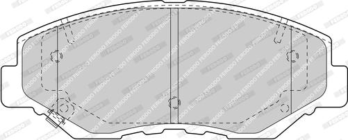 Ferodo FDB1658-D - Kit pastiglie freno, Freno a disco www.autoricambit.com