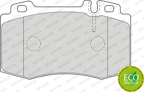 FERODO FDB1661 - Kit pastiglie freno, Freno a disco www.autoricambit.com