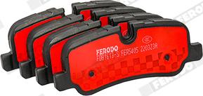 Ferodo FDB1613-S - Kit pastiglie freno, Freno a disco www.autoricambit.com