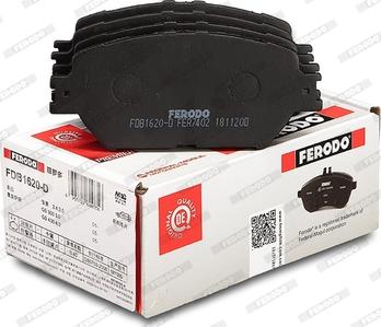 Ferodo FDB1620-D - Kit pastiglie freno, Freno a disco www.autoricambit.com