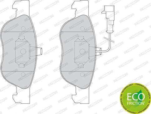 Ferodo FDB1056 - Kit pastiglie freno, Freno a disco www.autoricambit.com