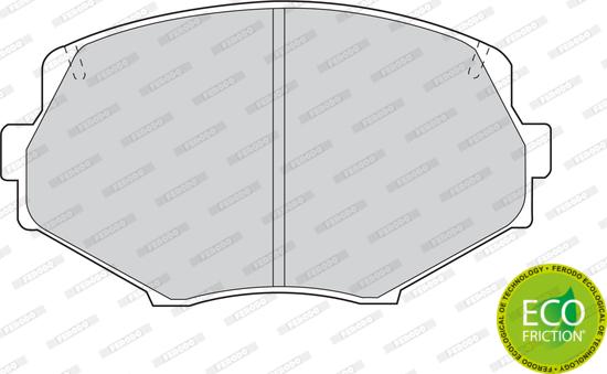 Ferodo FDB1011 - Kit pastiglie freno, Freno a disco www.autoricambit.com