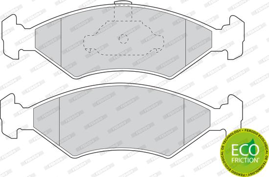 Ferodo FDB1081 - Kit pastiglie freno, Freno a disco www.autoricambit.com