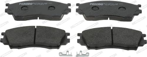 Ferodo FDB1025 - Kit pastiglie freno, Freno a disco www.autoricambit.com