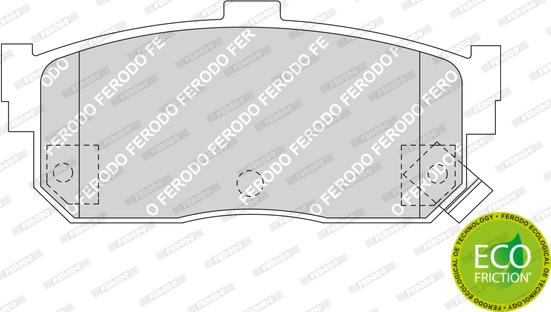 Ferodo FDB1104 - Kit pastiglie freno, Freno a disco www.autoricambit.com