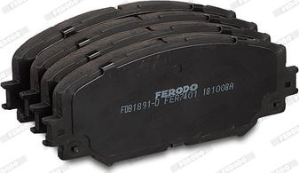 Ferodo FDB1891-D - Kit pastiglie freno, Freno a disco www.autoricambit.com