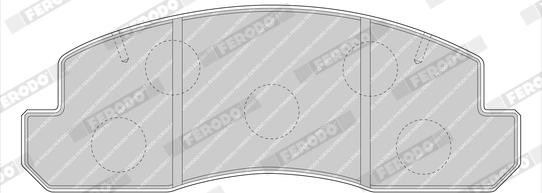 Ferodo FDB1818 - Kit pastiglie freno, Freno a disco www.autoricambit.com