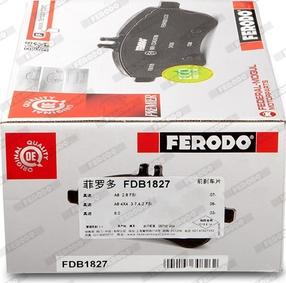 Ferodo FDB1827 - Kit pastiglie freno, Freno a disco www.autoricambit.com