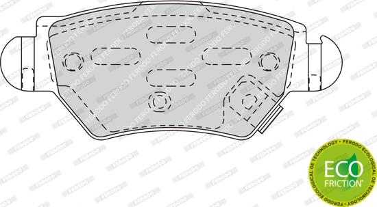 Ferodo FDB1294 - Kit pastiglie freno, Freno a disco www.autoricambit.com