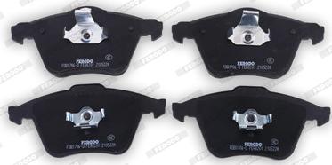 Ferodo FDB1706-D - Kit pastiglie freno, Freno a disco www.autoricambit.com