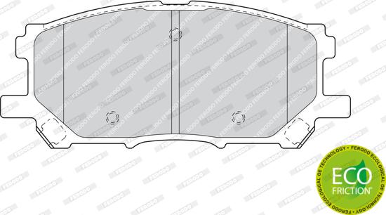 Ferodo FDB1715 - Kit pastiglie freno, Freno a disco www.autoricambit.com