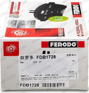 Ferodo FDB1728 - Kit pastiglie freno, Freno a disco www.autoricambit.com