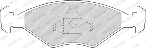 Ferodo FDB895 - Kit pastiglie freno, Freno a disco www.autoricambit.com