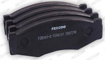 Ferodo FDB340-D - Kit pastiglie freno, Freno a disco www.autoricambit.com