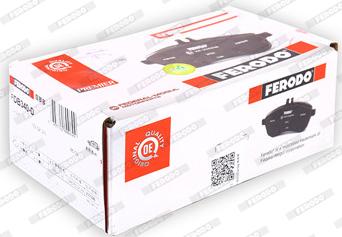 Ferodo FDB340-D - Kit pastiglie freno, Freno a disco www.autoricambit.com