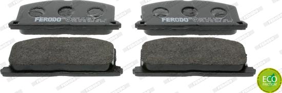 Ferodo FDB308 - Kit pastiglie freno, Freno a disco www.autoricambit.com