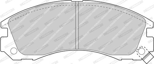 Ferodo FDB765-D - Kit pastiglie freno, Freno a disco www.autoricambit.com