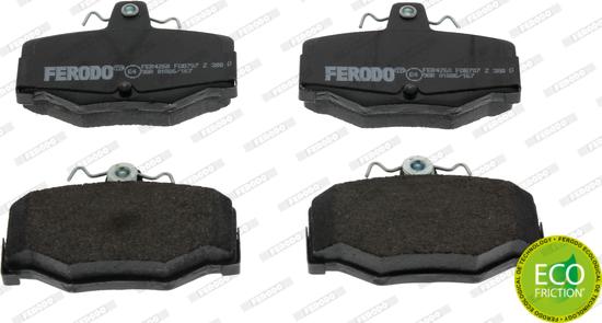 Ferodo FDB707 - Kit pastiglie freno, Freno a disco www.autoricambit.com