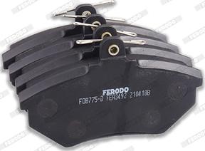 Ferodo FDB775D - Kit pastiglie freno, Freno a disco www.autoricambit.com