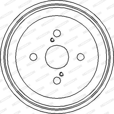 Ferodo FDR329088 - Tamburo freno www.autoricambit.com