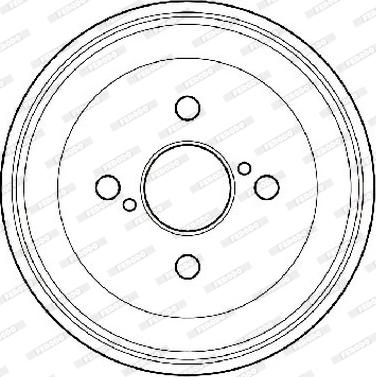 Ferodo FDR329083 - Tamburo freno www.autoricambit.com