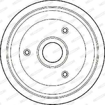 Ferodo FDR329702 - Tamburo freno www.autoricambit.com