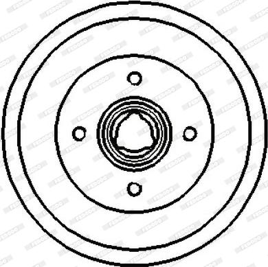 Ferodo FDR329126 - Tamburo freno www.autoricambit.com