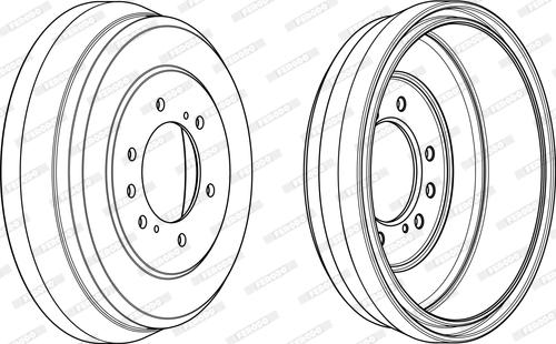 Ferodo FDR329306 - Tamburo freno www.autoricambit.com