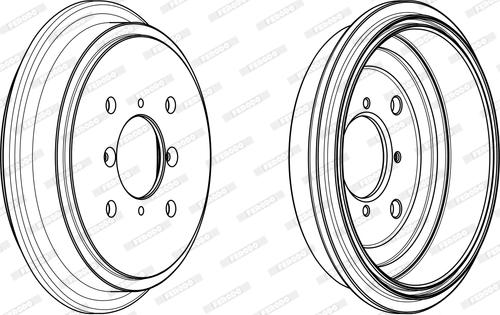 Ferodo FDR329329 - Tamburo freno www.autoricambit.com