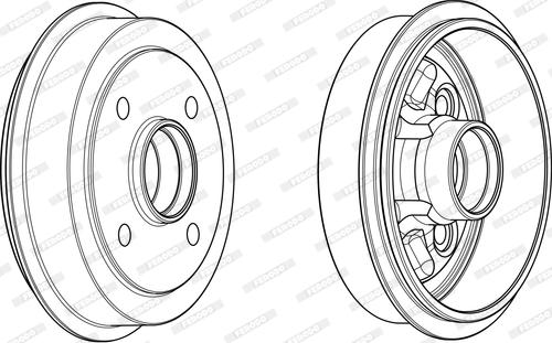 Ferodo FDR329320 - Tamburo freno www.autoricambit.com