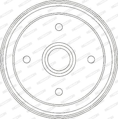 Ferodo FDR329327 - Tamburo freno www.autoricambit.com