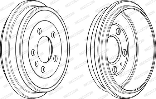 Ferodo FDR329253 - Tamburo freno www.autoricambit.com