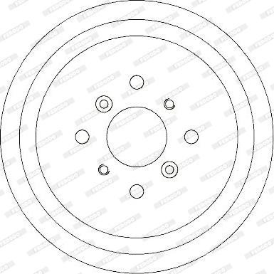 Ferodo FDR329288 - Tamburo freno www.autoricambit.com