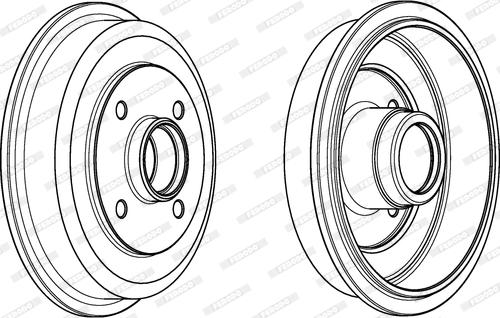 Ferodo FDR329714 - Tamburo freno www.autoricambit.com