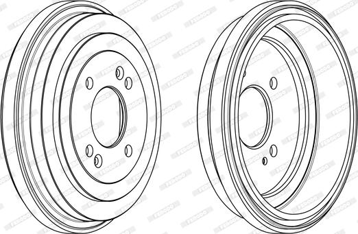 Ferodo FDR329789 - Tamburo freno www.autoricambit.com