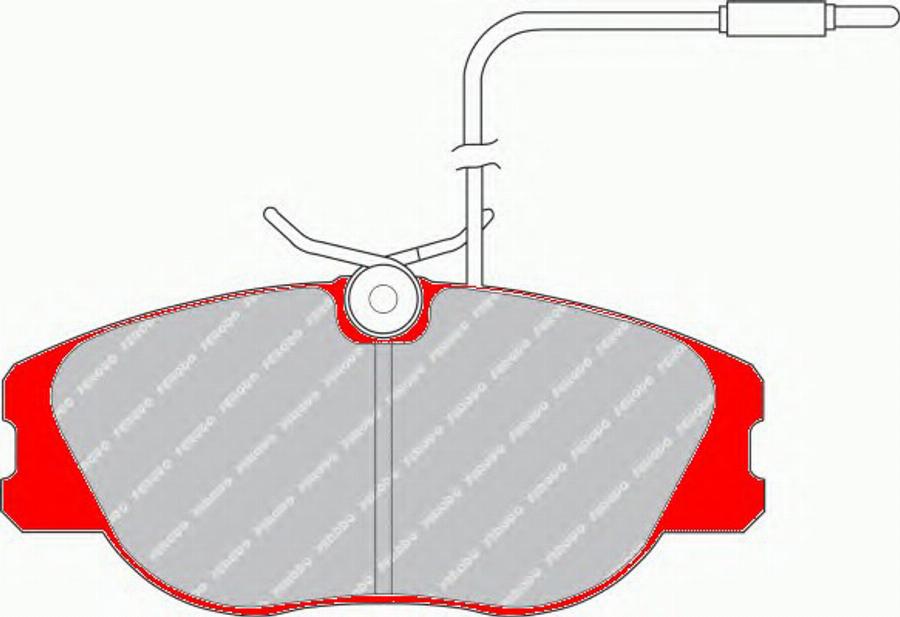 Ferodo FDS565 - Kit pastiglie freno, Freno a disco www.autoricambit.com