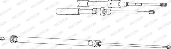 Ferodo FHB433041 - Cavo comando, Freno stazionamento www.autoricambit.com