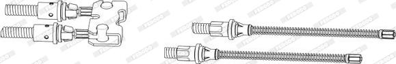 Ferodo FHB433103 - Cavo comando, Freno stazionamento www.autoricambit.com