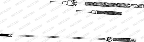 Ferodo FHB432121 - Cavo comando, Freno stazionamento www.autoricambit.com