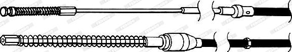 Ferodo FHB432826 - Cavo comando, Freno stazionamento www.autoricambit.com