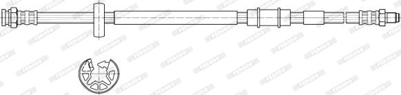 Ferodo FHY3040 - Flessibile del freno www.autoricambit.com