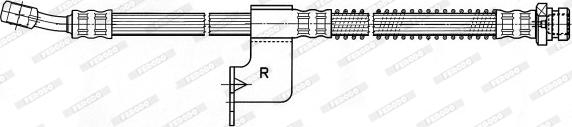 Ferodo FHY3170 - Flessibile del freno www.autoricambit.com