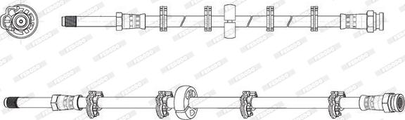 Ferodo FHY3328 - Flessibile del freno www.autoricambit.com