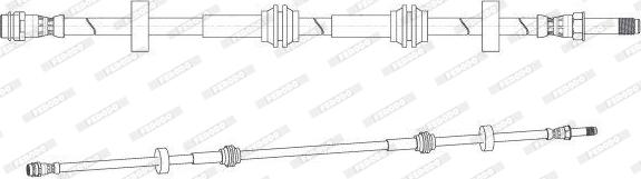 Ferodo FHY3377 - Flessibile del freno www.autoricambit.com