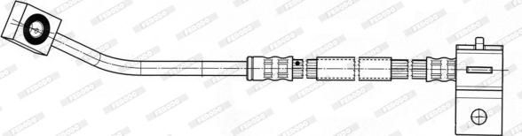 Ferodo FHY3203 - Flessibile del freno www.autoricambit.com