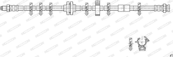 Ferodo FHY2939 - Flessibile del freno www.autoricambit.com