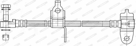 Ferodo FHY2567 - Flessibile del freno www.autoricambit.com